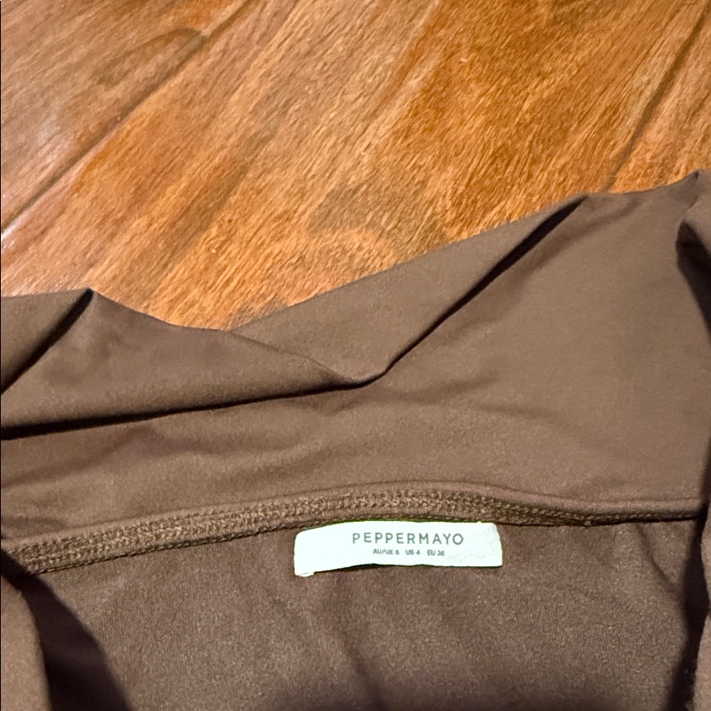 Peppermayo Chocolate Long Sleeve Dress - Picture 2 of 5